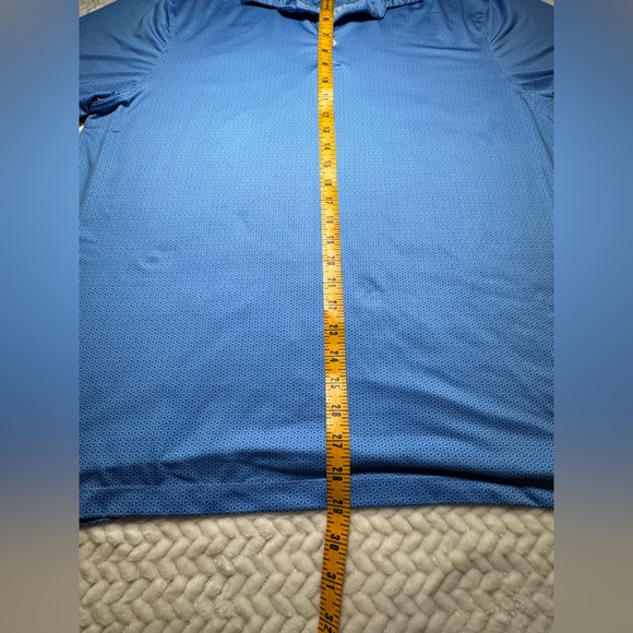 Kenneth Cole Men's Blue Golf Polo 👕 Performance Fabric Size Large - Picture 11 of 11